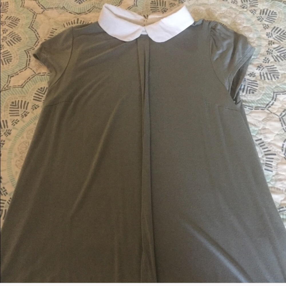 Modcloth Perfectly Polishes Top in gray